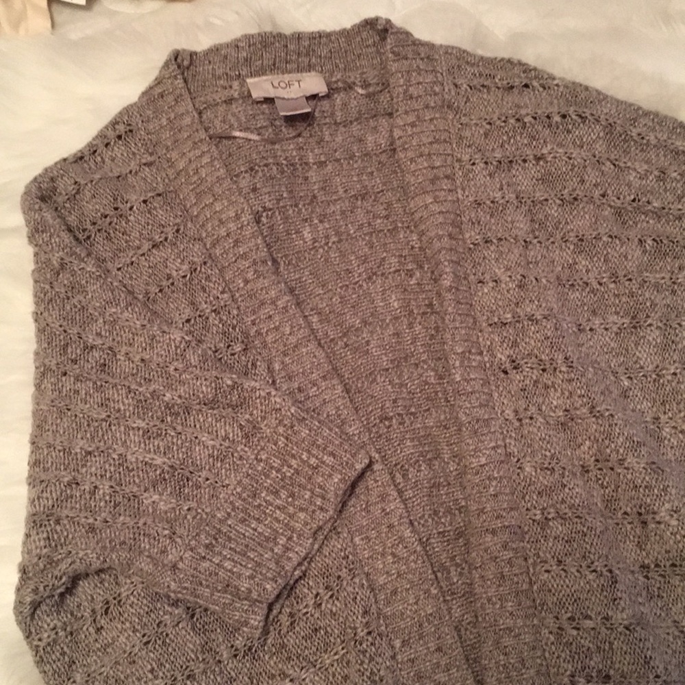 Loft Short Sleeved Chunky Cardigan